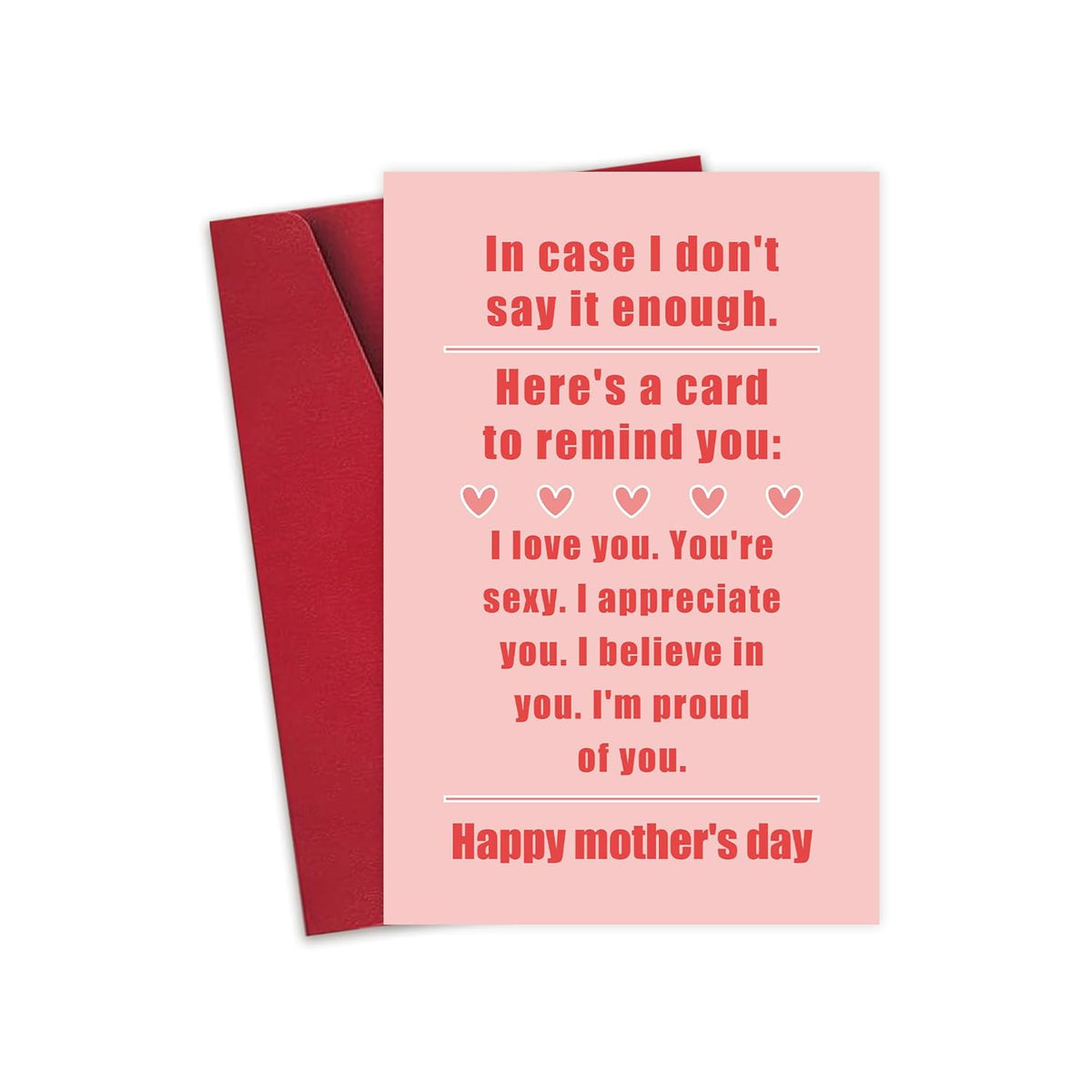 Funny Mothers Day Card For Wife From Husband, Unique Mothers Day Gifts For Wife, Humor Mother'S Day Card For Women Her