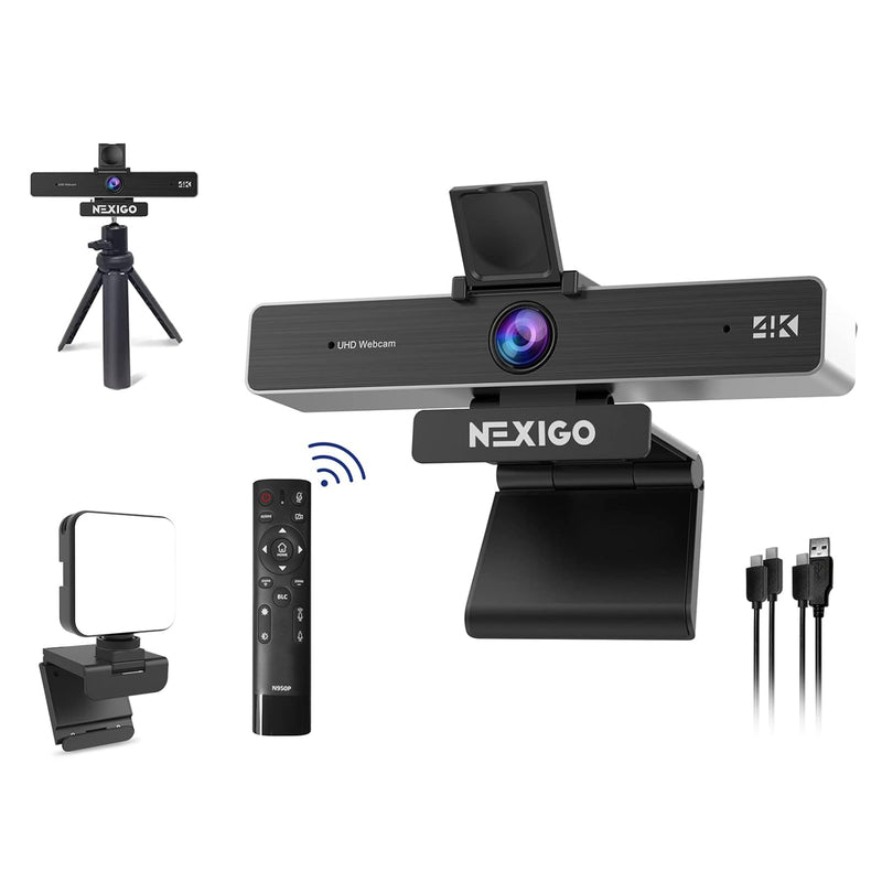 4K Zoomable Webcam Kits, N950P Uhd 2160P Webcam With Remote, Sony Starvis Sens