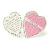 Bloomin Mini Pink Heart-Shaped Seed Paper Enclosure Cards 9 Card Set - Perfect For Valentine'S Day, Mother'S Day And Wedding Anniversaries! Size: 2.25 X 2.25 By Bloomin
