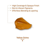 Gouache Yellow Ochre Refills (50Ml/1.7Oz)|Intense Pigments, Easy Color Refill (2 Pcs.)