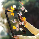 Artificial Butterfly Branche, Simulation Branch Stems With Fake Butterfly Floral Arrangement For Vase Filling Home Office Party Decoration (Colour Mixture)