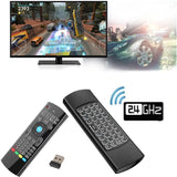 2 Pack Mx3 Pro Mini Keyboard Backlight Fly Remote Mouse,Android Tv Remote Control,Ir Learning Mini Wireless Keyboard For Android Tv Box.Htpc.Iptv,Networked Set-Top Box,Mini Pc(Battery Not Included)