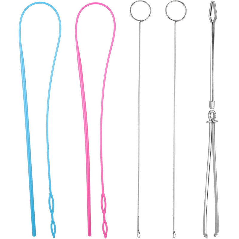 6 Pieces Sewing Loop Kit, Include Loop Turner Hook Flexible Drawstring Threade