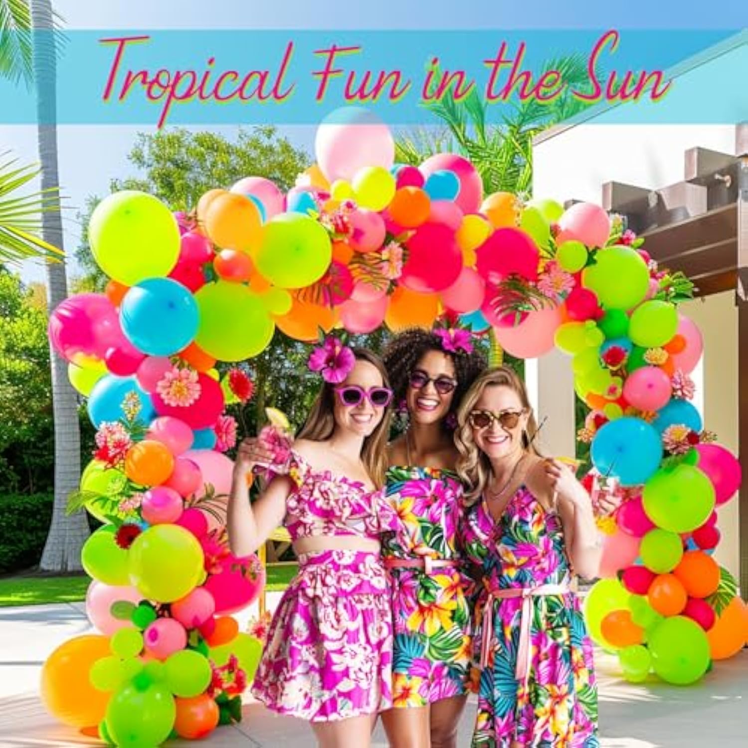 Mexican Fiesta Balloon Garland Arch Kit Hot Pink Lime Green Orange Red Blue Yellow Rainbow Balloons For Day Of The Dead Cinco De Mayo Cielito Lindo Theme Birthday Baby Shower Party Decorations