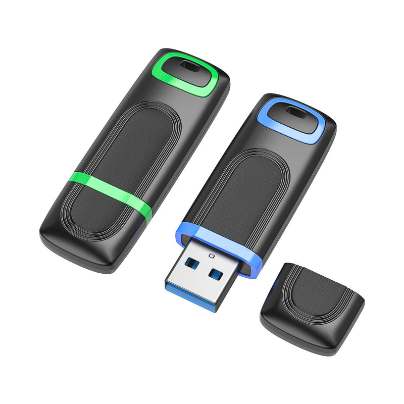 2 Pack 64Gb Usb 3.0 Flash Drives - 60Mb/S, High Speed Usb Drives Usb3.0 Thumb