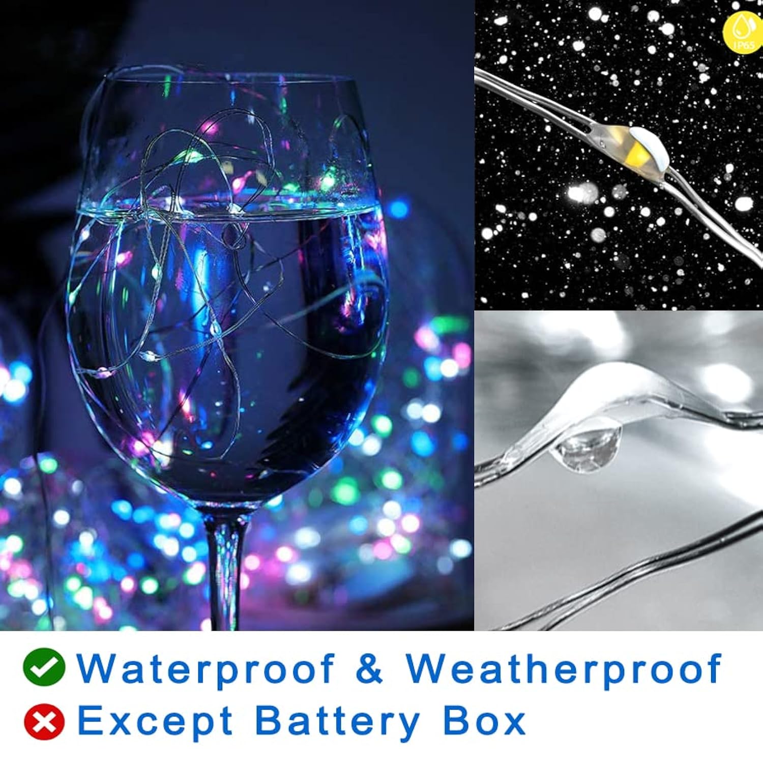 Fairy Lights Battery Operated, 6-Pack Mini String Lights, 20 Led 7Ft Twinkle Firefly Starry Lights For Diy Craft Mason J