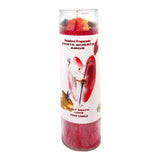 Holy Death Love-Palm Wax Spiritual Intention Spell Candle-[Red] | Vela Casa Esoterica Perfumada- (Santa Muerte Amor)