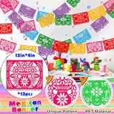Fiesta Birthday Party Decorations, Mexican Birthday Party Decorations, Picado Banner, Banner, Taco Llama Cactus Balloons Garland, Paper Streamers For Mexican Carnival Bday Decor