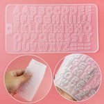 402Pcs Tiny Silicone Letter Mold Small Diy Silicone Resin Mold With 400Pcs Screw Eye Pins For Making Keychain Pendant Jewelry Necklace Earrings