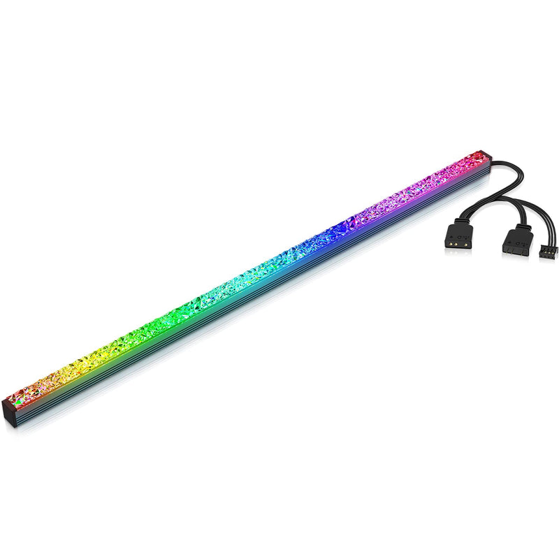 AsiaHorse Acrylic ARGB LED Strip for PC with 5V 3-pin ARGB LED and 4-pin Heade