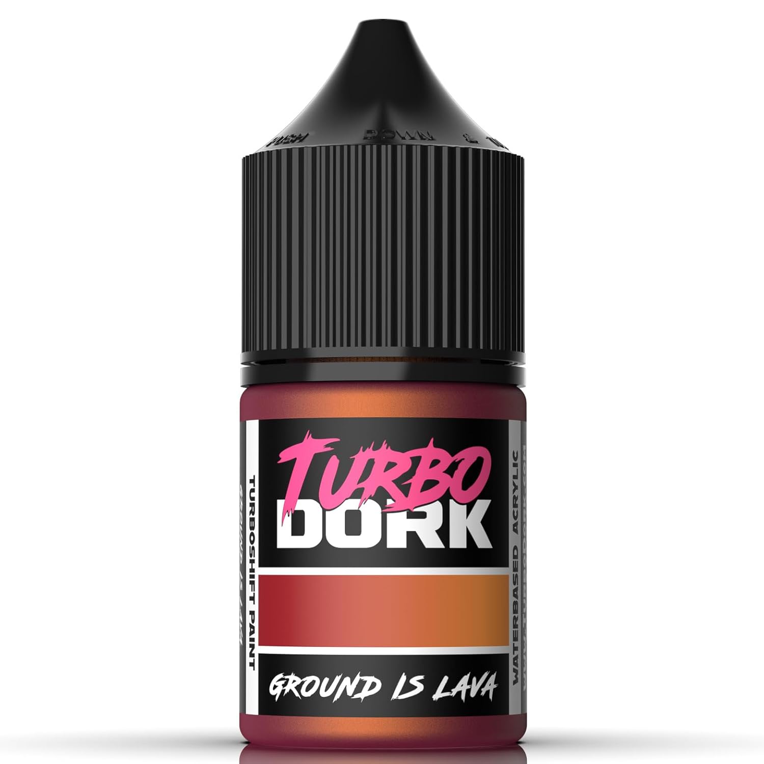 Ground Is Lava Turboshift Acrylic Paint 22Ml Bottle - Water-Based Non-Toxic Metallic Color Shifting Paint