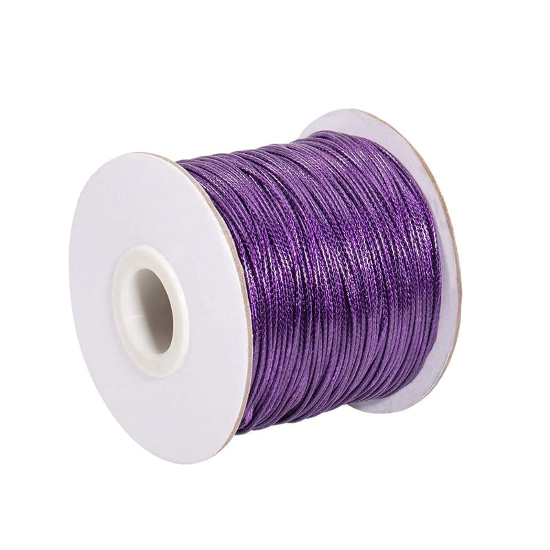 1 Roll 88 Yards 1Mm Waxed Polyester Cord String Thread Korean Waxed Cord Beadi