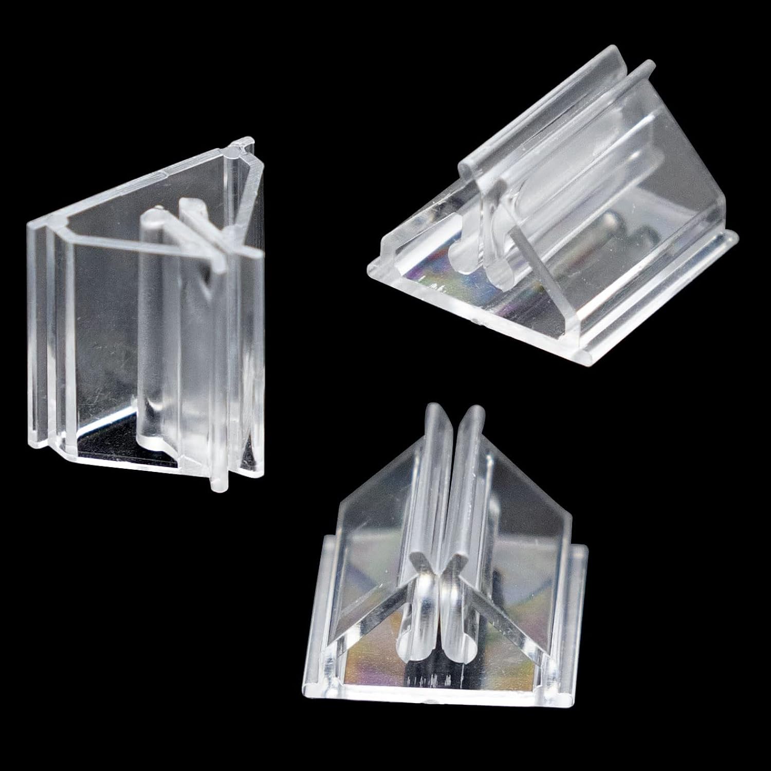50 Pieces Game Card Stands Plastic Card Holder Clear Small Wedding Table For Board Table Signs Memos Pictures Photos Diy Party Favors