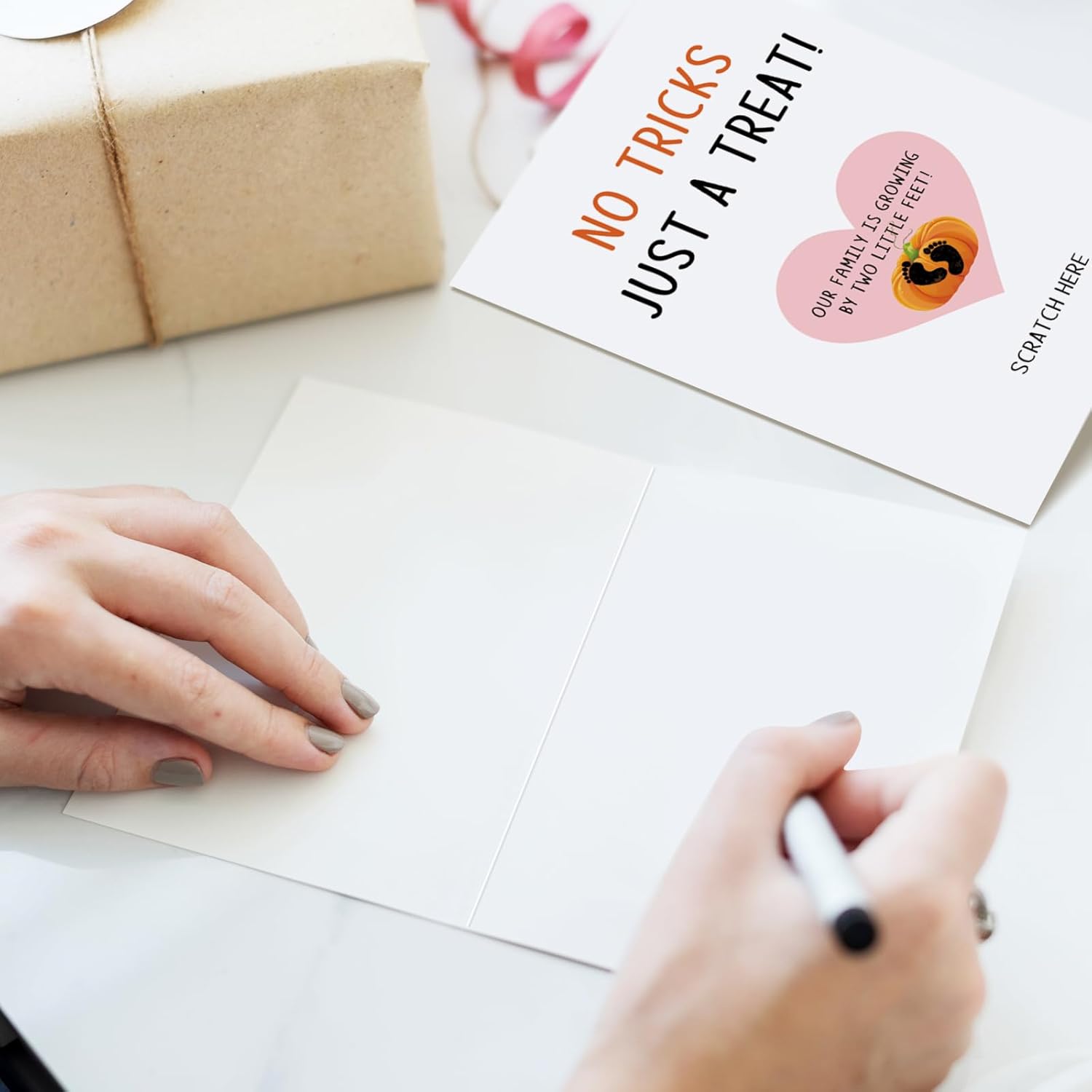 Funny Pregnancy Announcement Scratch Off Card, Pregnancy Reveal Card, New Baby Reveal Card For Grandparents To Be, Baby Announcement Gifts For Family Friends