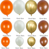 137Pcs Friendsgiving Fall Balloon Arch Kit Thanksgiving Harvest Party Decorations