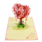 Tree Love 3D Pop-Up Card - Handcrafted Greeting Card For Cherished Moments (Tree Love)
