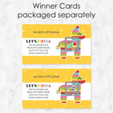 Big Dot of Happiness Let's Fiesta - Mexican Fiesta Party Game Scratch Off Cards - 22 Count