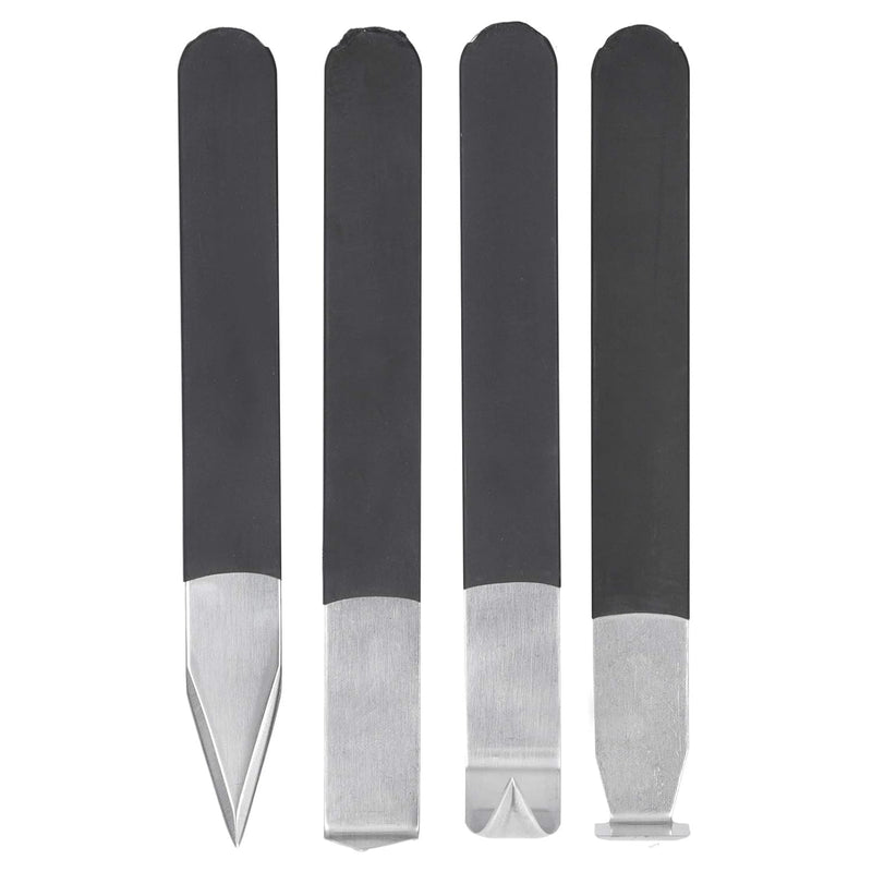 Pottery Sculpture Knife 4Pcs Clay Trimming Tool, Solid Stainless Steel Sculptu