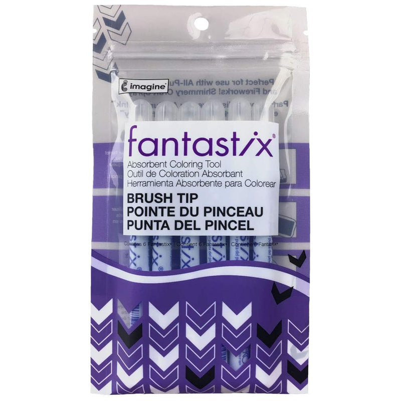 Fx-100-006 Fantastix Brush Point Tools 6Ct, Multicolor