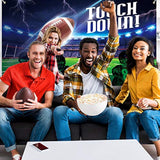 Football Party Decoration Large Fabric Scene Touchdown Photo Booth Backdrop Banner