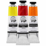 Artist Oil Paint - 40 Ml Set Of 3 - Cadmium Colors - Non-Yellowing, Maximum Pigment Load, Small Batch Milled Oil Paints Developed For Professional Artists