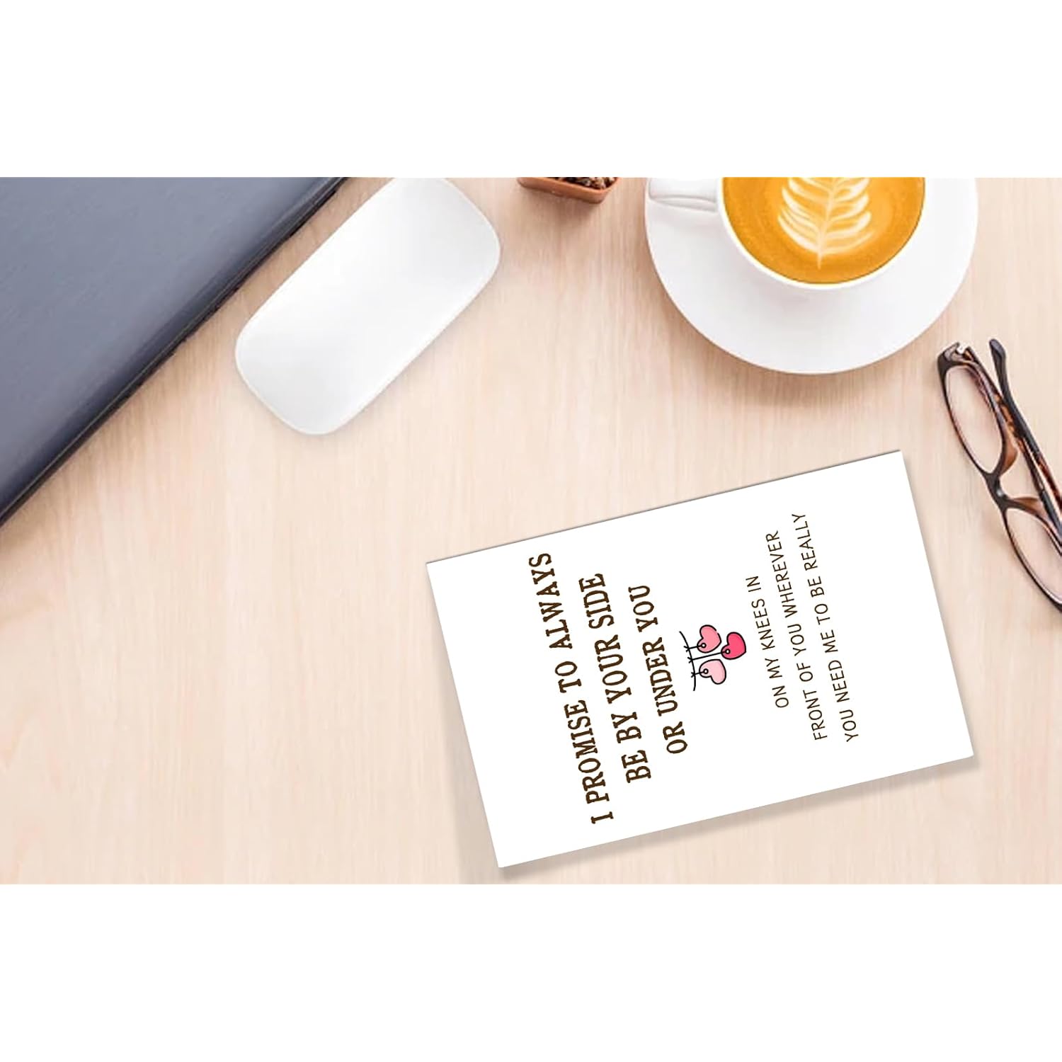 Funny Anniversary Cards, Rude Memorial Cards For Husband Wife, Wicked Confession Card For Boyfriend Girlfriend, Valentine'S Day Card For Fiancé Fiancee-I Promise To Be Always By Your Side Or Under You