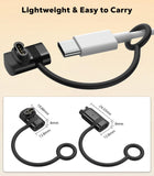 3Pack Type-C Watch Charger Adapter, Charging Cable Connector Compatible with Fenix 8/7/6/5, Vivoactive 6/5/4, Venu 4/3/2, Forerunner