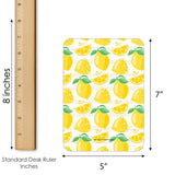 Big Dot of Happiness So Fresh - Lemon - Bingo Cards and Markers - Citrus Lemonade Party Bingo Game - Set of 18