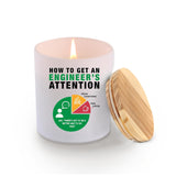 How To Get An Engineer'S Attention Candle Engineering Gifts Scented Candles Home Office Engineer Boyfriend Husband Student From Girlfriend Wife Jar Candles Lavender Sage Floral Scent 9.5 Oz
