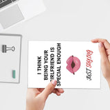 Funny Anniversary Card For Him Or Her, Rude Card For Husband And Wife, Valentine'S Day Card For Boyfriend And Girlfriend, Sexy Date Card For Partner, Confession Card For Lover