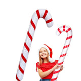 2 Pcs Inflatable Candy Canes Balloons Inflatable Christmas Candy Cane For For Christmas Indoor And Outdoor Party Decorat