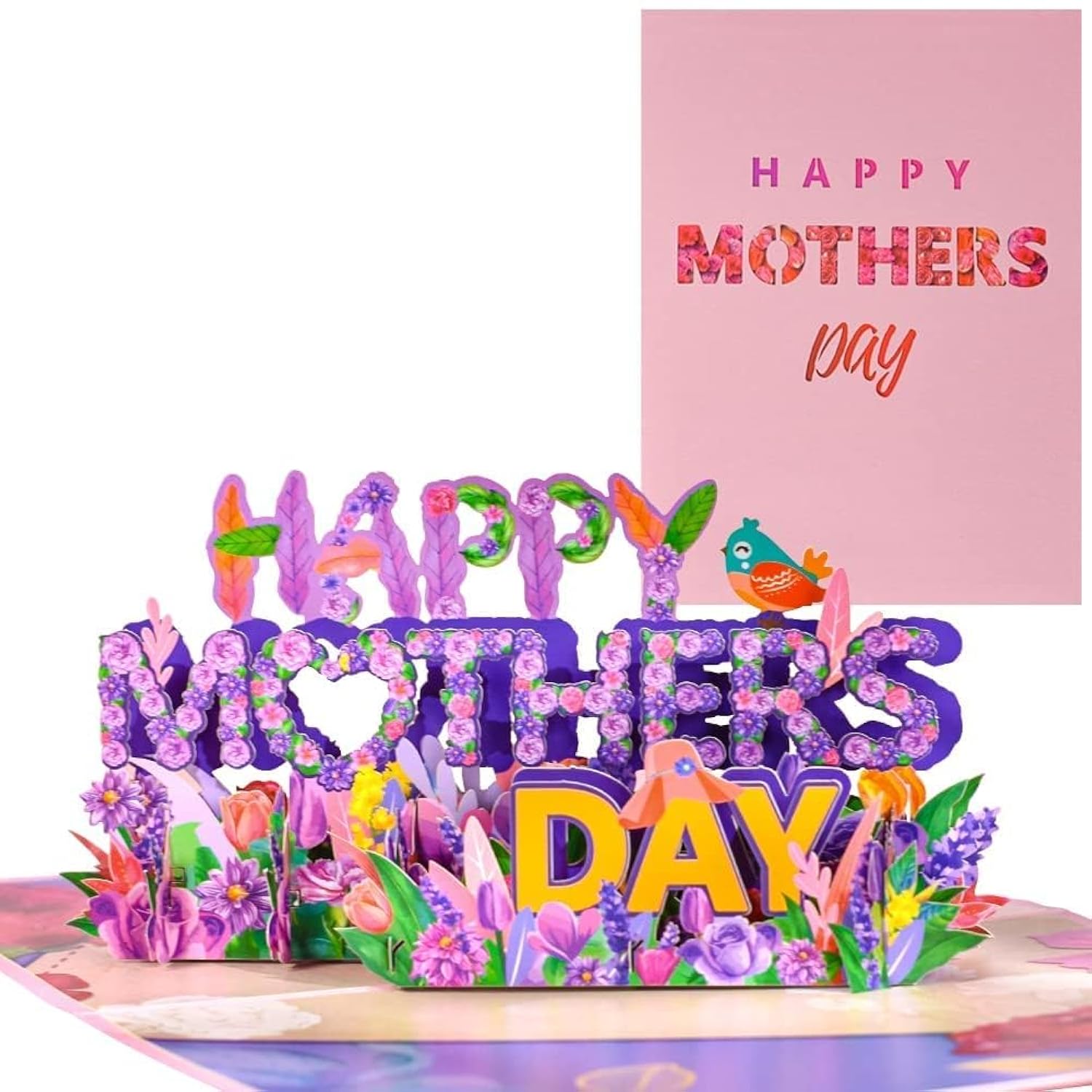 Mother'S Day Card - 3D Floral Greeting Card With Heartfelt Message,Mothers Day Gifts, Elegant Handcrafted Design, Mother'S Day Gift For Mom, Wife, Grandma - Premium Quality Paper & Envelope Included