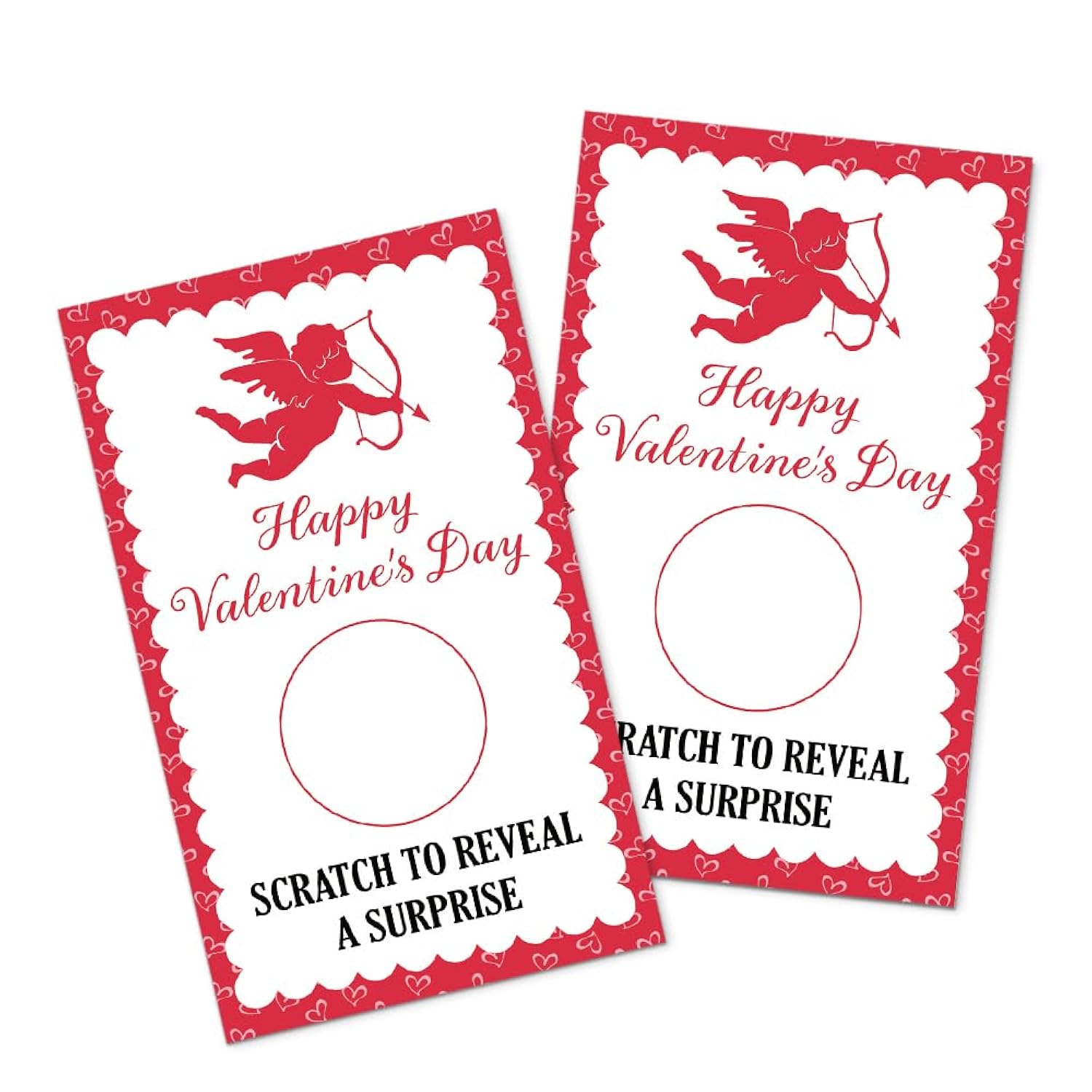 50Pcs Happy Valentine'S Day Blank Scratch Card, Sweet Scratch Off Game For Bachelorette Party, Raffle Tickets Engagement Party Supplies, Lottery Game Couple Gathering For Group Activity
