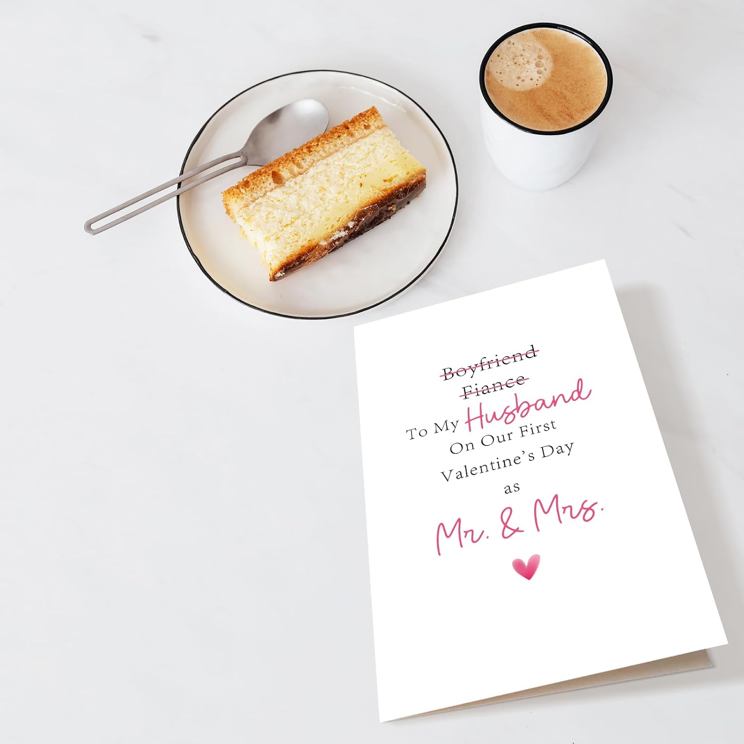 Funny Husband 1St Valentines Day Card, Valentine'S Day Card For Husband On First Valentine'S Day, To My Husband On Our First Valentine'S Day As Mr And Mrs