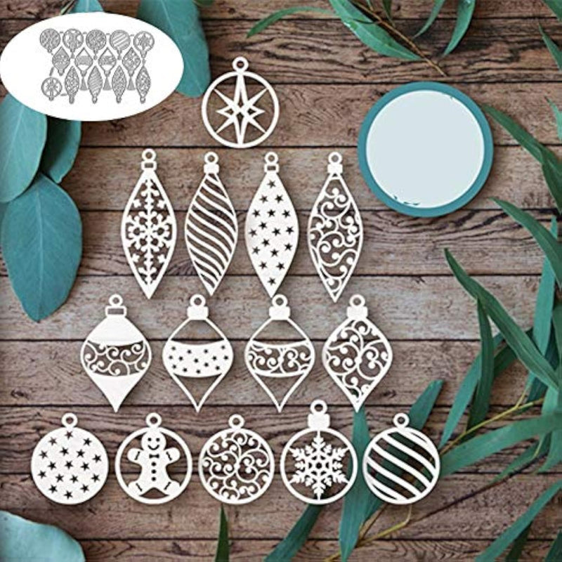 Christmas Accessories Die Cuts,Snowman Snowflake Star Cutting Dies Cut