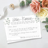 Time Capsule Message Cards (50 Count) - Baby Shower Or 1St Birthday Game Activity
