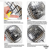 , Silver Disco Ball Balloons - 22 Inch, Pack of 12 | Disco Theme