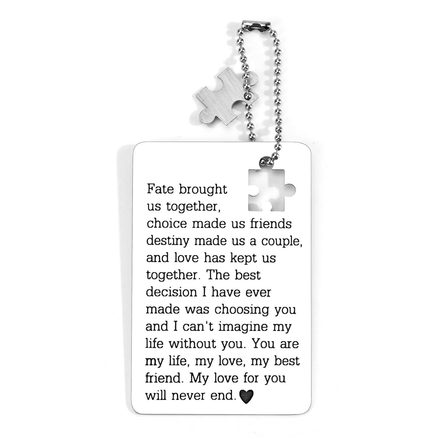 Wallet Insert Card For Boyfriend, Husband, Anniversary & Birthday Gifts, Romantic Love Gift For Him, I Love You Gifts, Valentine’S Day Present, Birthday Gift For Boyfriend, Husband Present From Wife