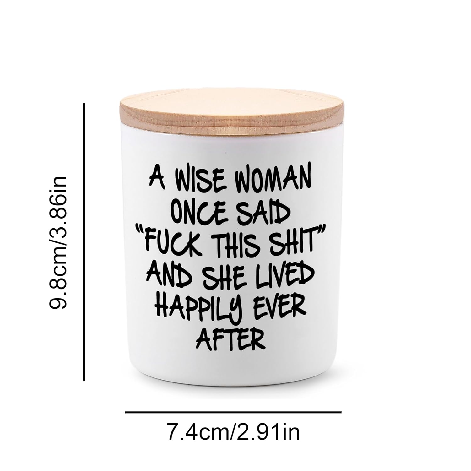 Birthday Candles Gifts For Women Funny Unique Sister Best Friend Her Wife Girlfriend Gifts For Valentines Day Mothers Day Christmas A Wise Woman Once Said F This Lavender Scented Soy Candle