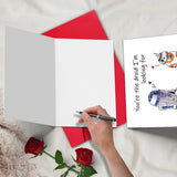 Romantic Valentines Day Card For Boyfriend,Geek Love Valentines Day Card From Girlfriend, Star Wars R2D2 And Bb8, “You’Re The Droid I’M Looking For.”