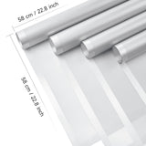 20 Sheets Silver Flower Wrapping Paper, Waterproof Translucent Korean Floral Paper For Flower Bouquet Wraps Gift Packaging Florist Supplies (22.8 X 22.8 Inch)