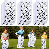12 Pcs Potato Sack Race Bags Sports Themed Potato Race Jumping Bags 40 X 20 Inches Sack Race Bags For Adults Kids Family Party Games And Activities Party Supplies(Soccer)
