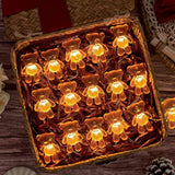Decorative String Lights Cute Indoor Teddy Bear Ornaments Party Decoration Usb Or Battery Powered Fairy Lights With Time