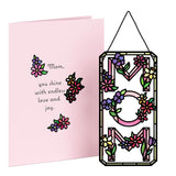 Mother'S Day Suncatcher Card For Her - 3D Greeting Cards For Mom, Wife, Women - Mom, You Shine With Endless Love And Joy - 5" X 7" Floral Card - Blank Notecard & Envelope Included