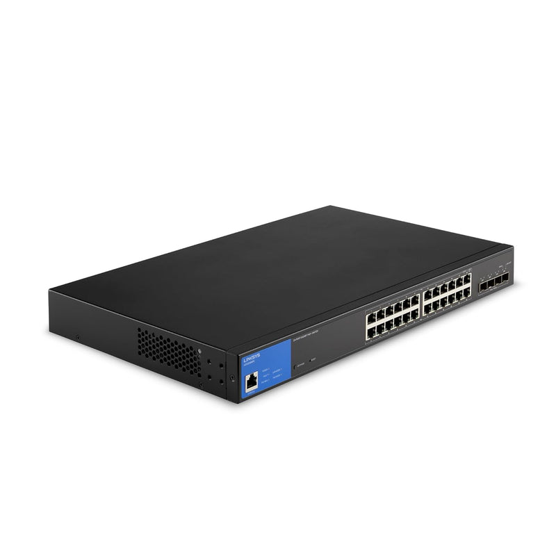 Linksys LGS328MPC 24 Port Gigabit Network PoE+ Switch @ 410W with 4 x 10G Upli