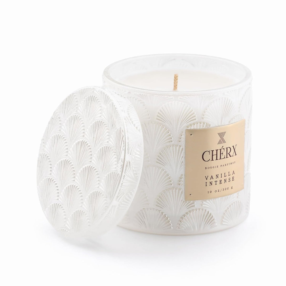Soy Wax Bowl Candles, Scented Fall Candles, 50 Hours Burn Time (Jar, Vanilla Intense)