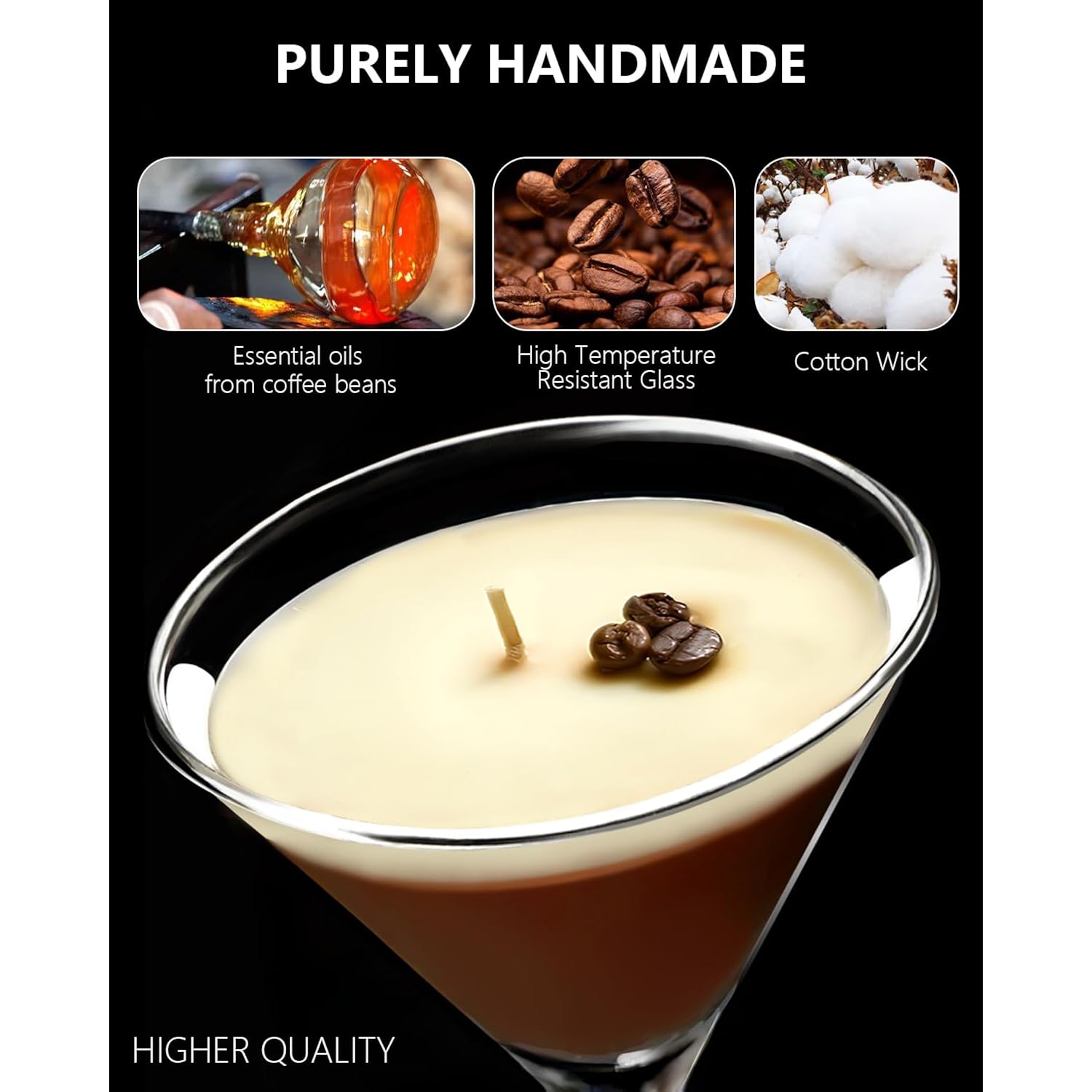 Martini Coffee Candles Gifts For Women, Scented Candles Unique Gifts For Women,Funny Cute Cool Cereal Soy Wax Candle For Home, Bedroom,Coffee Bar Scented For Christmas, Birthday,Halloween