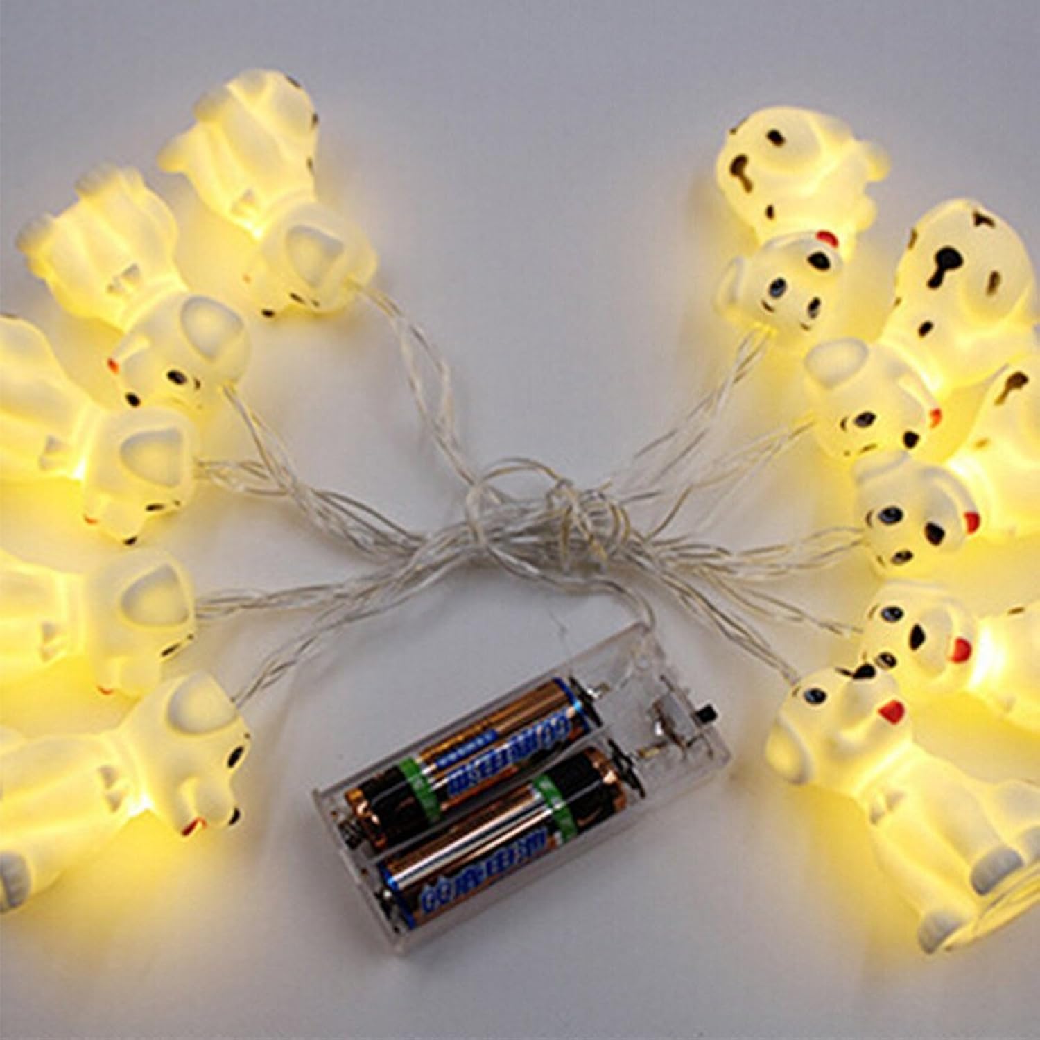 Indoor Outdoor Cute Animal Ornaments Battery Operated 10 Led String Lights Birthday Party Wedding Christmas Tree Hallowe