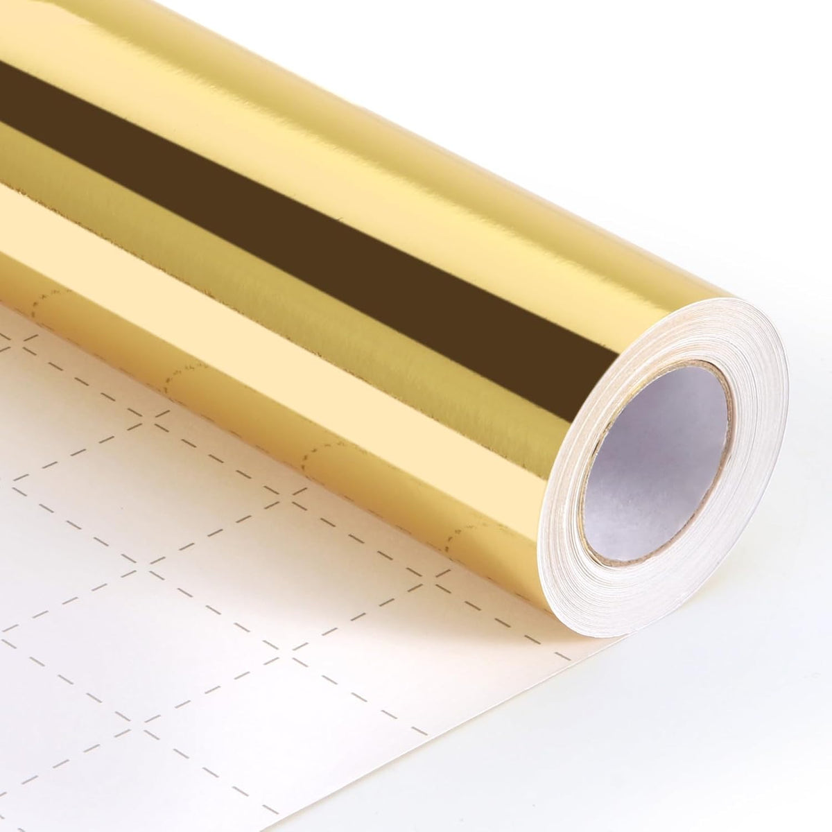 Gold Wrapping Paper, 17Inch X 33Ft Solid Color Metallic Lustre Paper, Gold Gift Wrapping Paper With Grid Cutting Lines Perfect For Christmas, Birthday, Wedding, Valentine, Baby Shower, Arts & Crafts