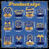 12 Pcs We Appreciate You Party Decorations Honeycomb Centerpieces Blue Gold Employee Appreciation Table Topper Thank You For All Do Table Decoration For Teacher Doctor Party